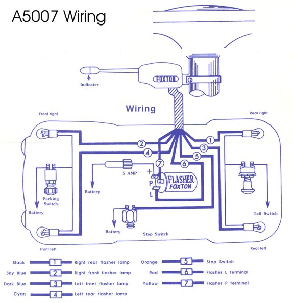 Wiring Diagram For 6 Volt 3 Prong Flasher - Complete Wiring Schemas